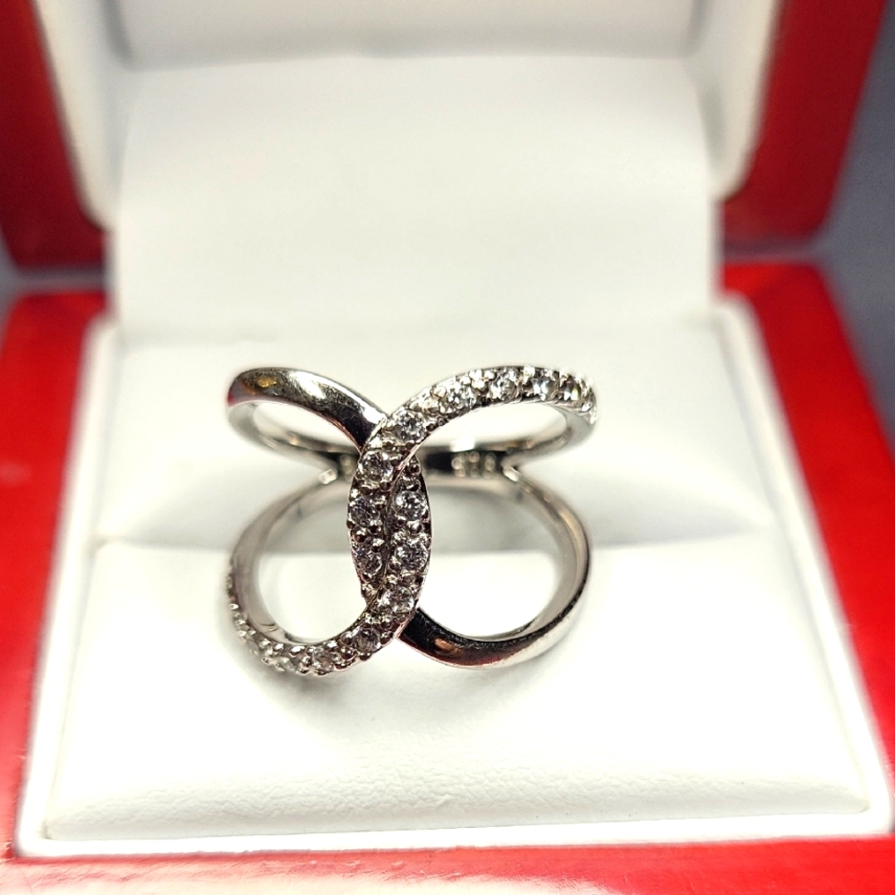 Sterling Silver Infinity Ring - image 1